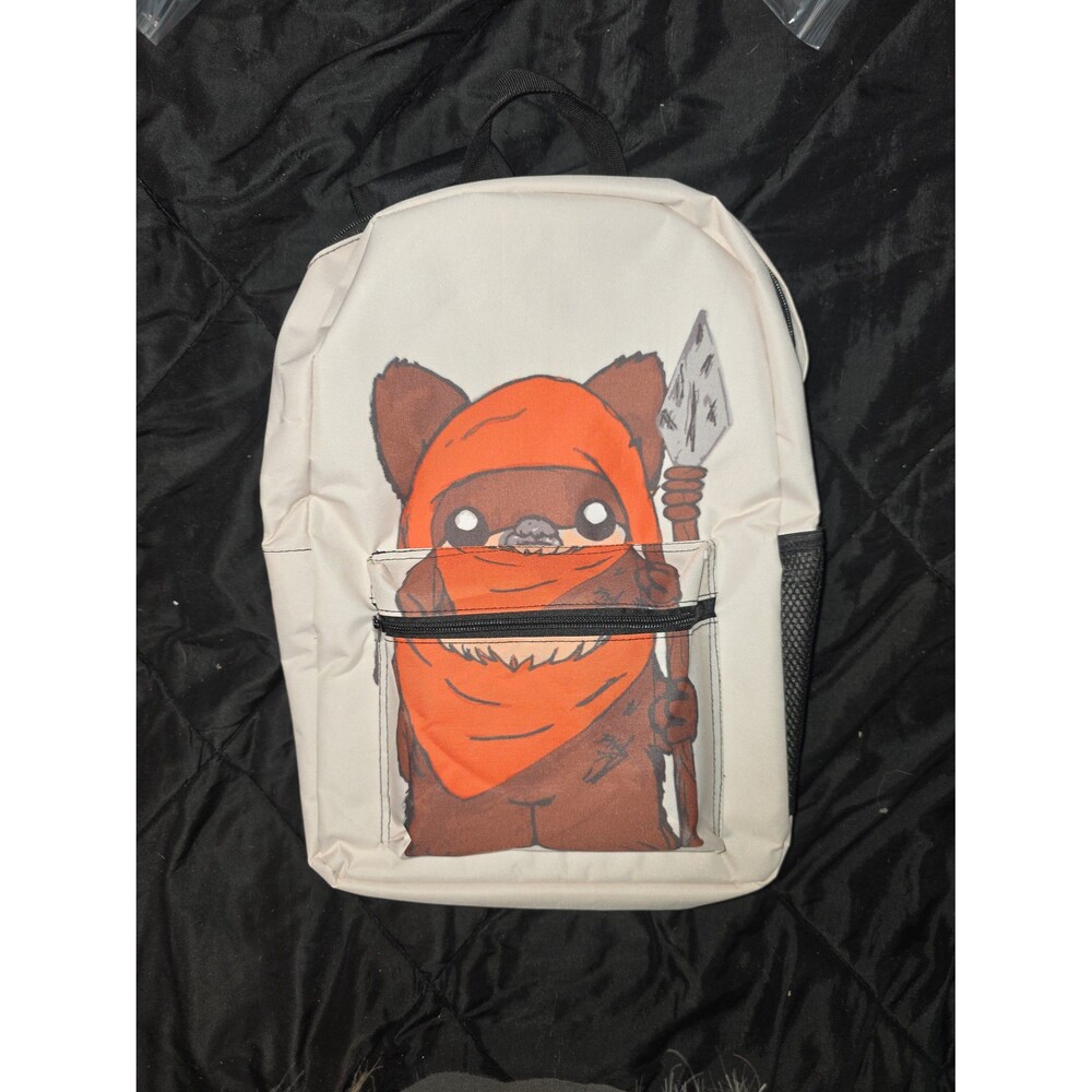 New Custom Made Printerval Disney star wars ewok full size backpack bookbag bag